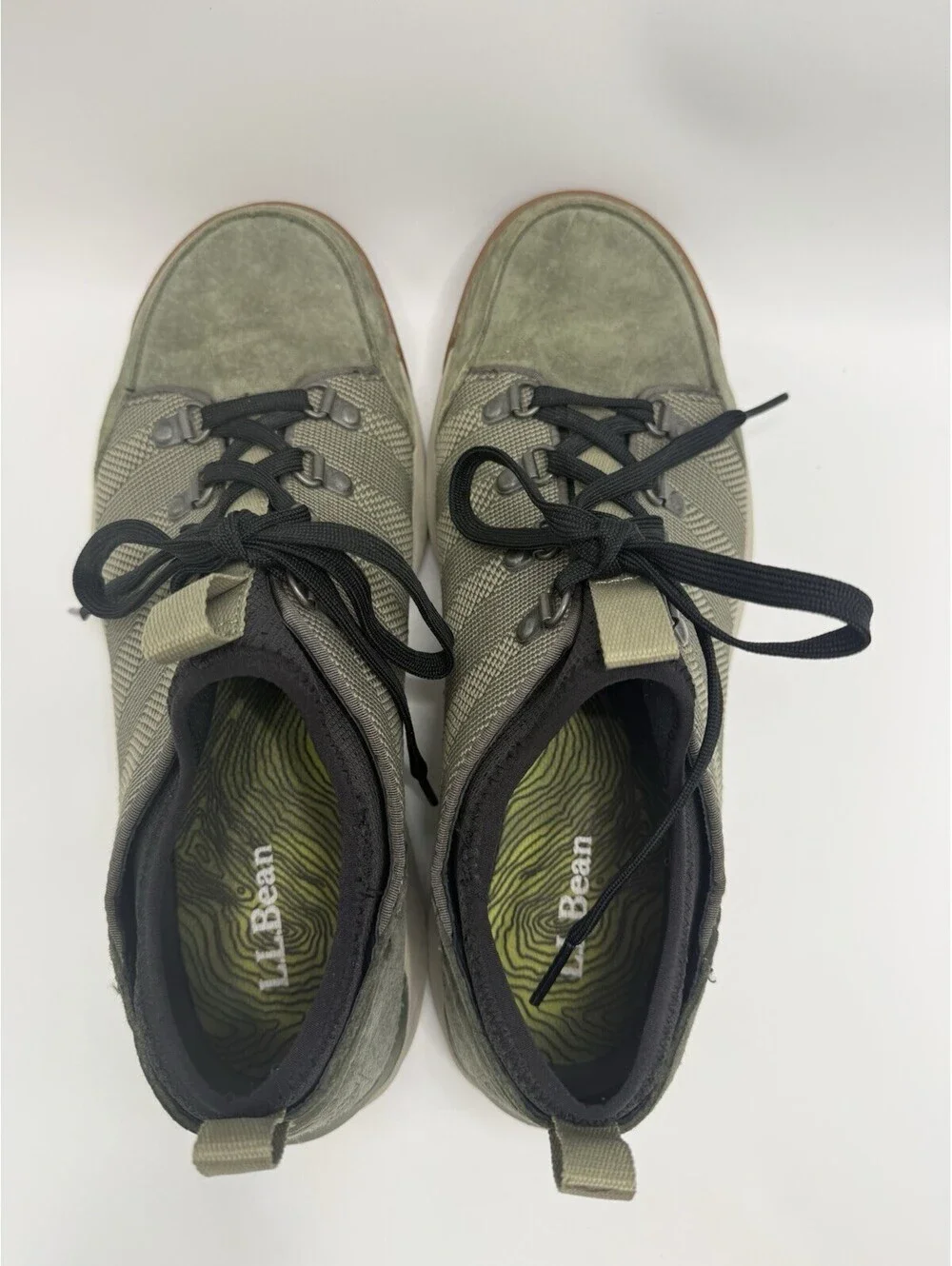 L.L. Bean Women’s Vista Hiker Low Sage Green Hiking Trail Shoes Size 10 M NWOB